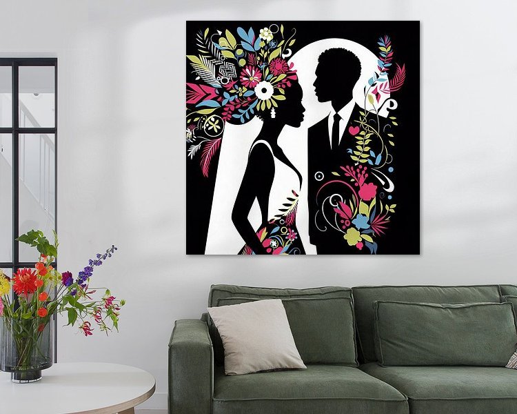 Example of the artwork in a room