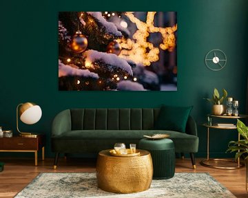 Kerst glamour van Poster Art Shop