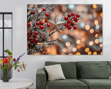 Kerst glamour van Poster Art Shop