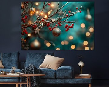 Kerst glamour van Poster Art Shop