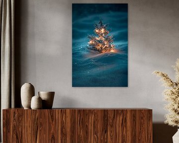 Kerstmis schittert van Poster Art Shop