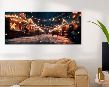 Kerstwonderland van Poster Art Shop