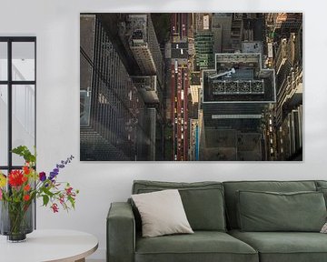 Der Verkehr in New York City auf einen Blick von Bart van der Heijden