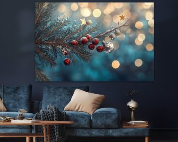 Kerst glamour van Poster Art Shop