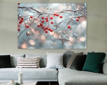 Kerst glamour van Poster Art Shop