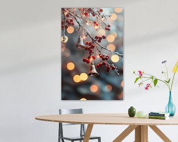 Kerst glamour van Poster Art Shop