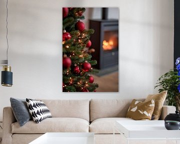 Kerstmis thuis van Poster Art Shop