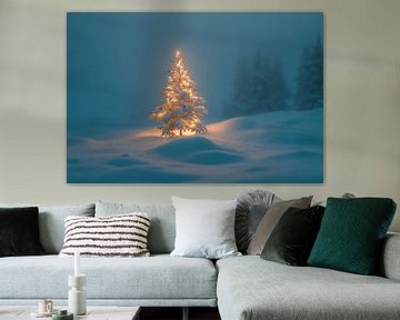 Kerst glamour van Poster Art Shop