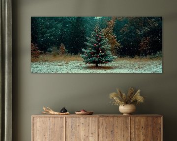 Kerstmis in het bos van Poster Art Shop