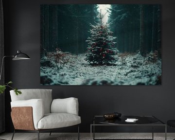 Kerstmis in het bos van Poster Art Shop