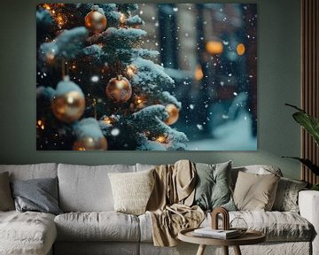 Kerst glamour van Poster Art Shop