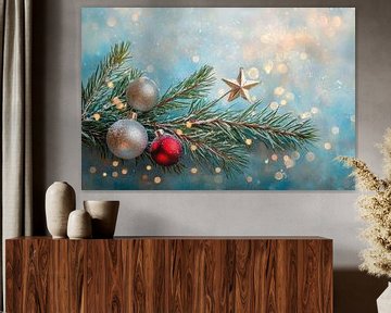 Kerst glamour van Poster Art Shop