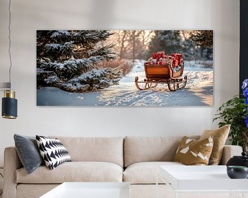 Kerstmis komt eraan! van Poster Art Shop