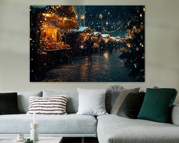 Sprookjeswereld voor kerstmis van Poster Art Shop