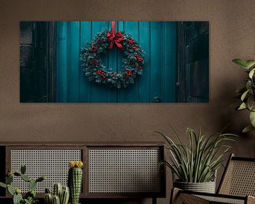 Wachten op Kerstmis van Poster Art Shop