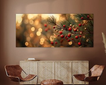 Kerst glamour van Poster Art Shop