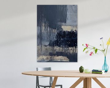 navy elfenbein kunst von Ela Szczepaniak