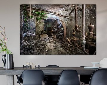 Urbex stoommachine van Henk Berends