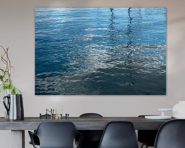 Reflection of clouds in seawater 2 by Adriana Mueller