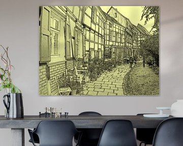 Hattingen oude stad grafisch