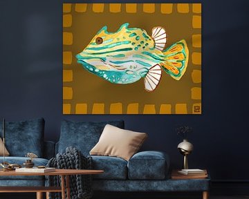 Aqua fish van Atelier Paint-Ing