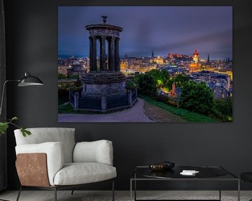 Uitzicht op Edinburgh van Mario Visser