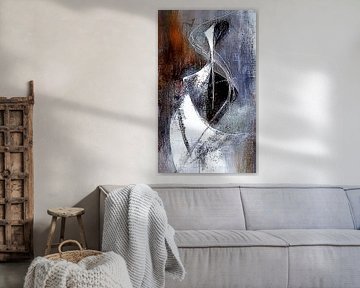 Abstract van Abstract Schilderij
