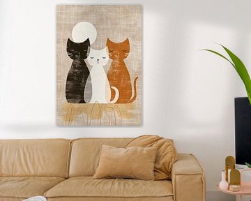 Kattenschilderij van Modern Collection