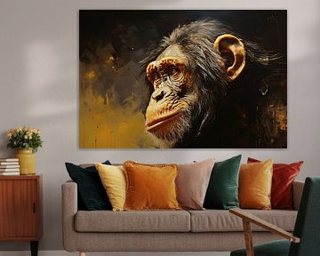 Golden Animal Portrait