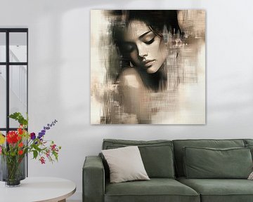 Dromerige verstilling in zachte vervagingen van Color Square