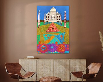Taj Mahal schilderij van Laly Laura