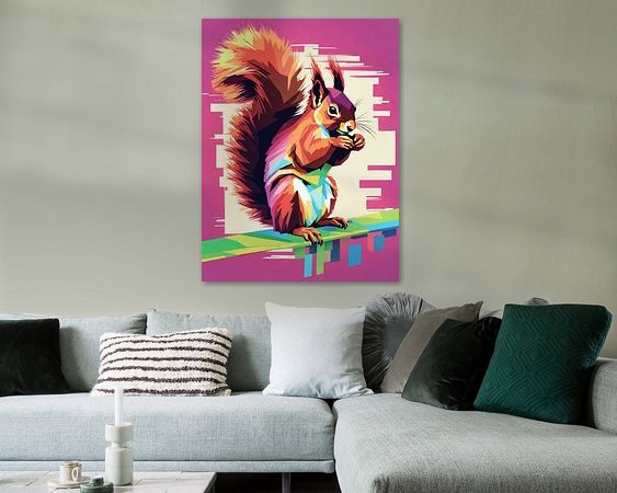 Example of the artwork in a room