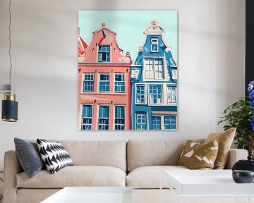 Amsterdamse grachtenpand van But First Framing