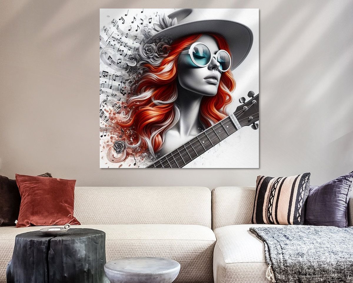 Example of the artwork in a room