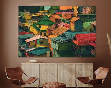 De kleuren van Jodipan van Erik Van Suchtelen van de Haare