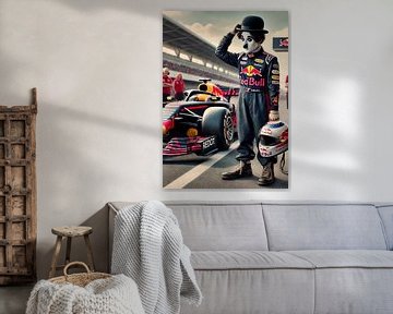 Iconic modern Charlie as a driver! by Jaap Ros