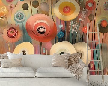 Bloemen abstract van Bert Nijholt