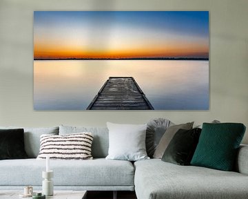 Zonsopkomst aan het Veerse Meer van Donate Molema
