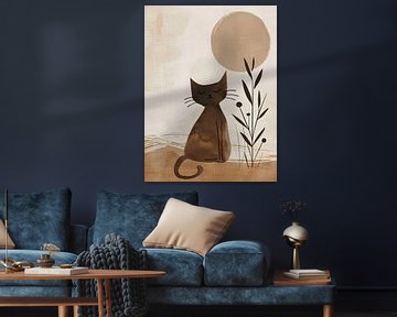 Kattenschilderij van Modern Collection
