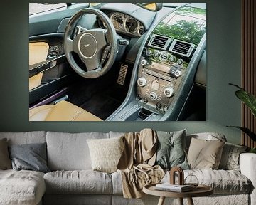 Aston Martin V8 Vantage Roadster sportwagen interieur