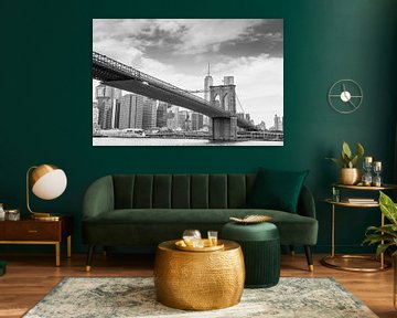 Brooklyn Bridge, New York van Carlos Charlez