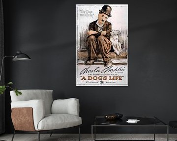 Charlie Chaplin A Dog's Life Poster
