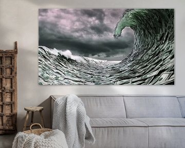 Powerful wave of money by Frank Heinz