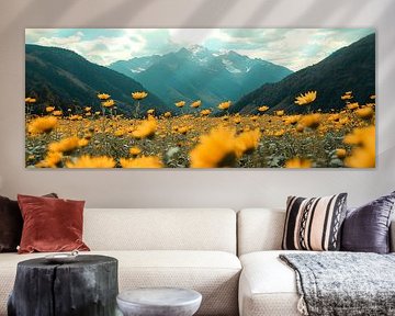 Yellow Sea under the mountains by ByNoukk
