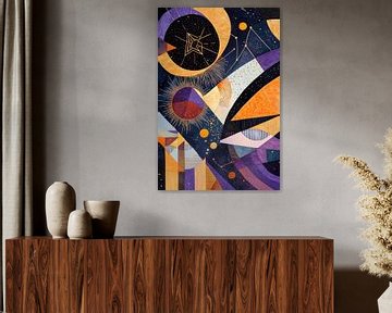 Abstract melkwegstelsel van Poster Art Shop