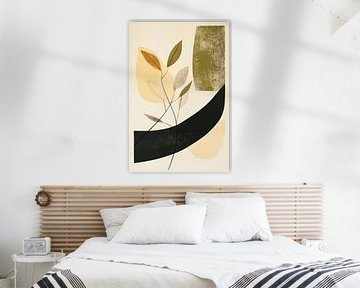Abstract plant art by Poster Art Shop