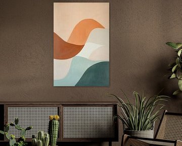 Abstracte golfvormen