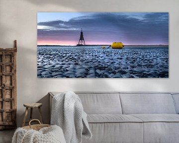 Noordzee bij Cuxhaven in de ochtend van Voss fotografie