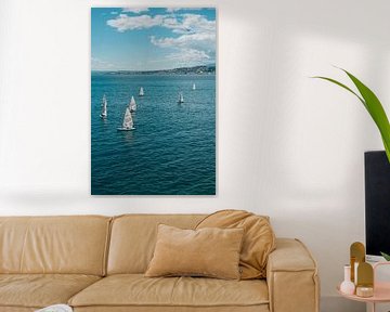 Sailing in Nice's Blue Waters by Cristina Cozari