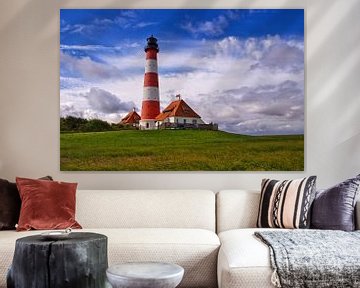 Leuchtturm Westerheversand van AD DESIGN Photo & PhotoArt